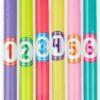 Bastones sumergibles numerados AQUA CLUB, x 6