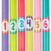 Bastones sumergibles numerados AQUA CLUB, x 6
