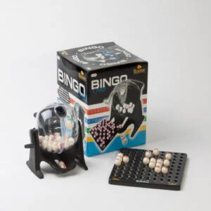 Bingo BISONTE  90 bolillas  con bolillero cristal