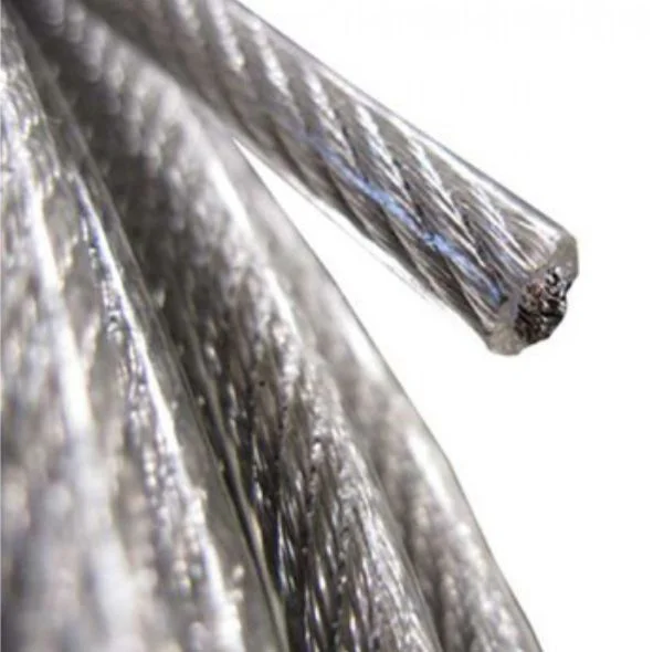 Cable de acero envainado 2/4 5mm rollo x 100 mts