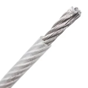 Cable de acero envainado 4 a 6 mm