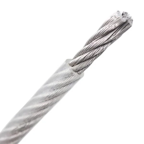 Cable de acero envainado 4 a 6 mm