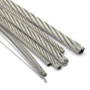 Cable de acero galvanizado  Ø 3 mm  Bobina x 100 m