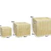 Cajón pliométrico 3 en 1, 30x40x50, rústico ECO