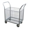 Carro contenedor de materiales 75x50x100 cm, malla