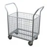 Carro contenedor de materiales 75x50x100 cm, malla