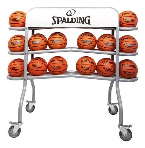 Carro porta pelotas SPALDING  p/18 pelotas