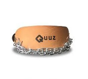 Cinturón de refuerzo lumbar  cuero con cadenas