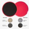 Core Sliders discos de deslizamiento Ø 18, x par