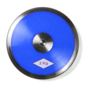 Disco de lanzamiento de aluminio con nylon  2 kg