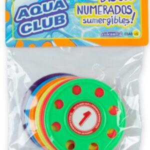 Discos sumergibles numerados AQUA CLUB  Ø 10 cm  b