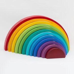 Encastre arco iris  12 piezas  fino