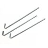 Estacas zincadas tipo "1", 18 cm x Ø 4 mm