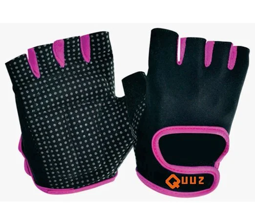 Guantes Fitness  de tela con palma acolchada de es