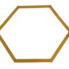 Hexágono de coordinación PVC rígido 45 cm