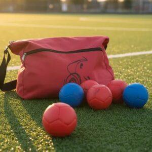 Juego de Boccia  set de 13 bochas  bolso contenedo
