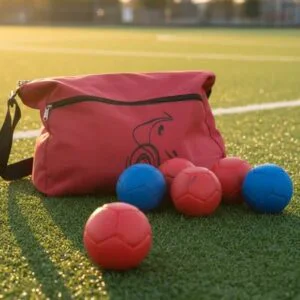 Juego de Boccia  set de 13 bochas  bolso contenedo