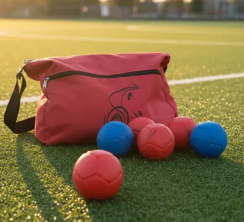 Juego de Boccia  set de 13 bochas  bolso contenedo