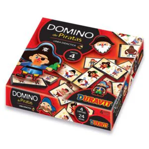 Juego de Dominó DURAVIT Piratas  24 fichas  caja 2