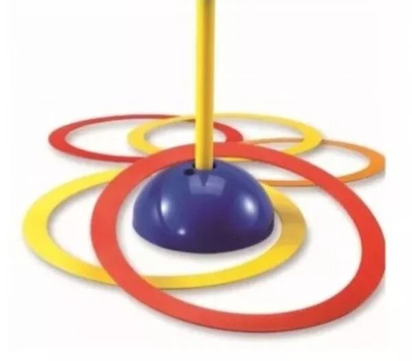 Juego de lanzamiento de aros para destreza y punte