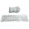 Redes de Básquet EKIP nylon 8 mm, Blanca, x par