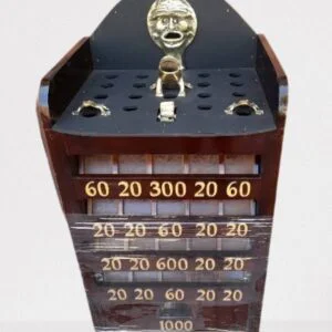 Juego de sapo estructura de pino lustrado 50x50x