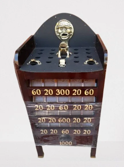Juego de sapo  estructura de pino lustrado  50x50x