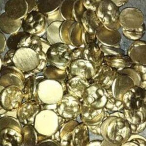 Kit de 10 fichas de bronce para juego de sapo