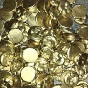 Kit de 10 fichas de bronce para juego de sapo