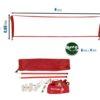 Kit Fútbol-Tenis 4x10 m, caños de PVC, Rojo