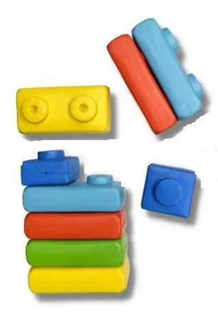 Ladrillos gigantes rectos  caja x 50
