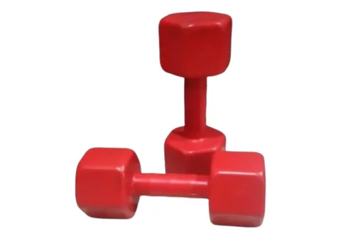 Mancuerna de PVC  0 5 kg  hexagonal premiun