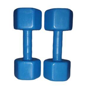 Mancuerna de PVC  2 kg  hexagonal premiun  
