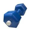 Mancuerna de PVC recargable 5 a 10 kg, Negro