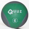 Medicine Ball QUUZ 6 kg c/pique, Gris/Verde