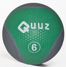 Medicine Ball QUUZ 6 kg  con pique  Gris/Verde