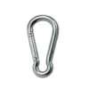 Mosquetón galvanizado 6x60 mm, 100 kg