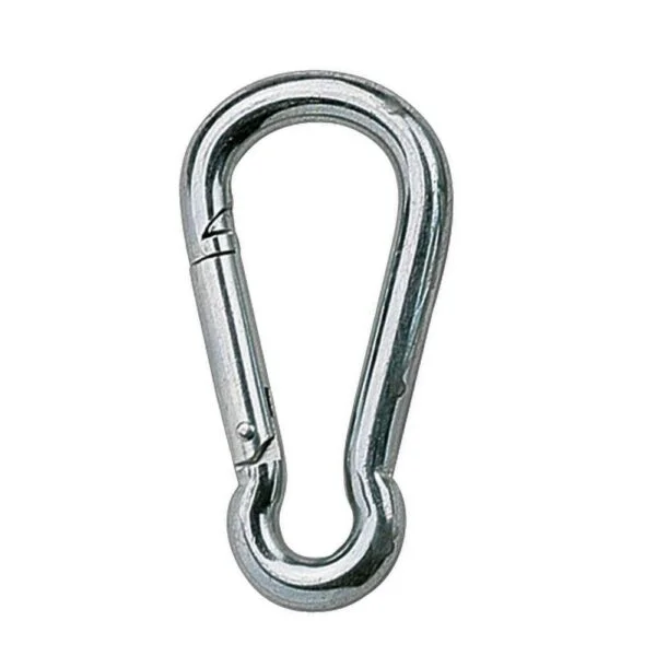 Mosquetón galvanizado  7x70mm  carga trabajo 200k
