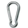 Mosquetón galvanizado 8x80 mm, 225 kg