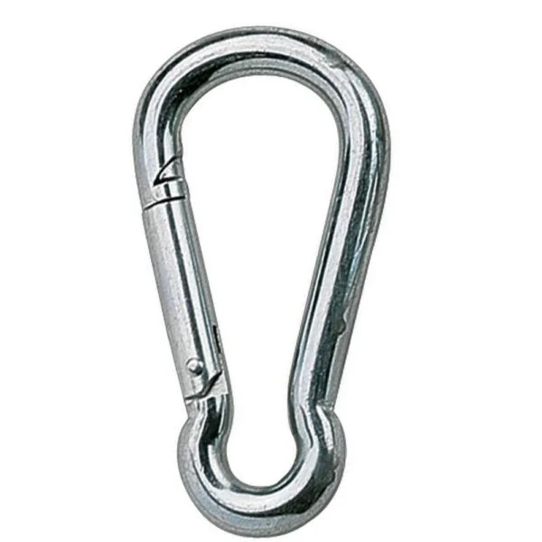 Mosquetón galvanizado  8x80mm  carga trabajo 225k