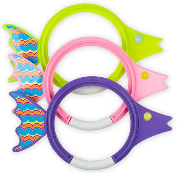Peces sumergibles AQUA CLUB  Ø 15 cm  blíster x 3