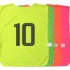 Pecheras numeradas talle M, pack x 10