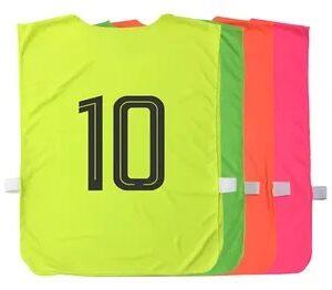 Pecheras Numeradas  talle M  tela polyester con el