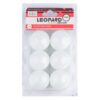 Pelotitas Ping-Pong LEOPARD 1 estrella, x 6