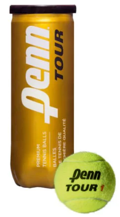 Pelotitas de tenis Penn Tour  tubo x 3 unidades