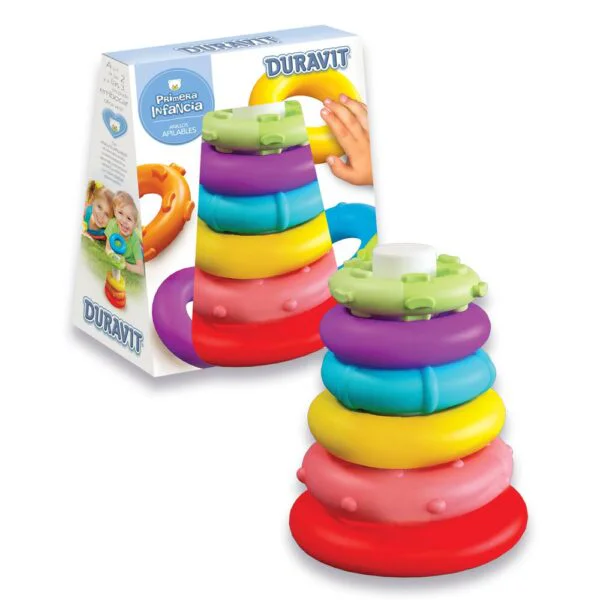 Pirámide de anillos apilables DURAVIT  6 piezas