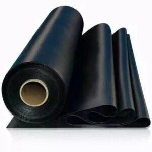 Piso de goma en rollo mod liso 2 mm 1x15 mts