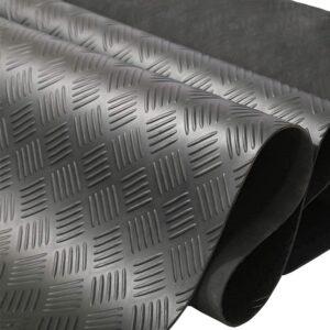 Piso de goma en rollo mod tunning 3 mm 1x15 mts