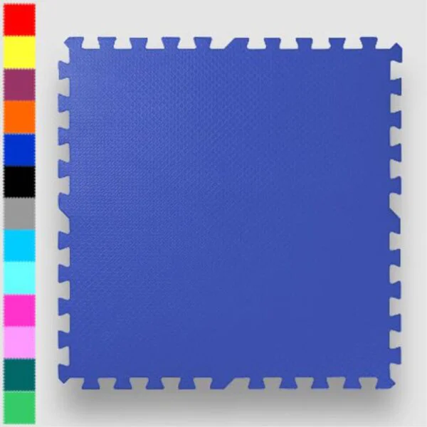 Piso de goma eva encastrable  100x100x2 cm   color