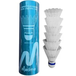 Pluma de Badminton tubo x 6 unidades Corcho Nyl